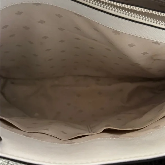 Kate Spade Grey Black and White Laptop Tote Bag - Picture 3 of 4